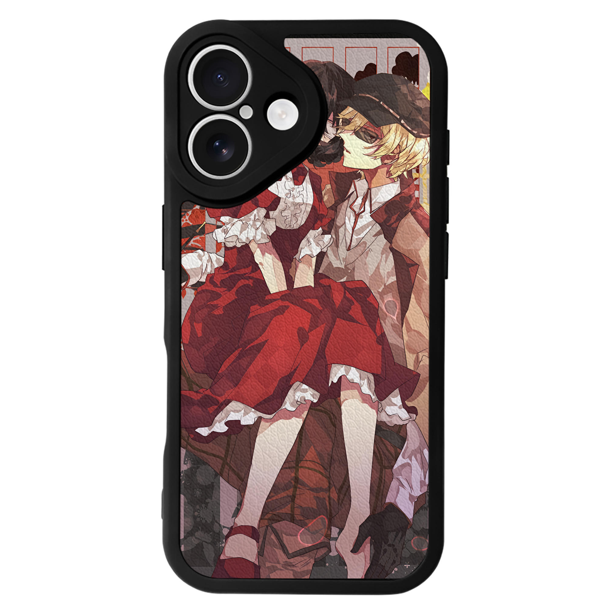 （画像用） 文豪ストレイドッグス Bungo Stray Dogs 【iPhone 16シリーズ対応】シリコンスマホケース（レザー調） 材質：シリコン